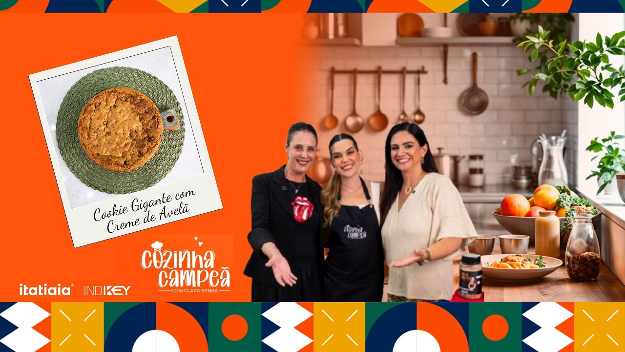 COZINHA CAMPE&Atilde; com CLARA SENRA &mdash; POLLY E BEL DE ANDRADE | Receita de COOKIE COM CREME DE AVEL&Atilde;
