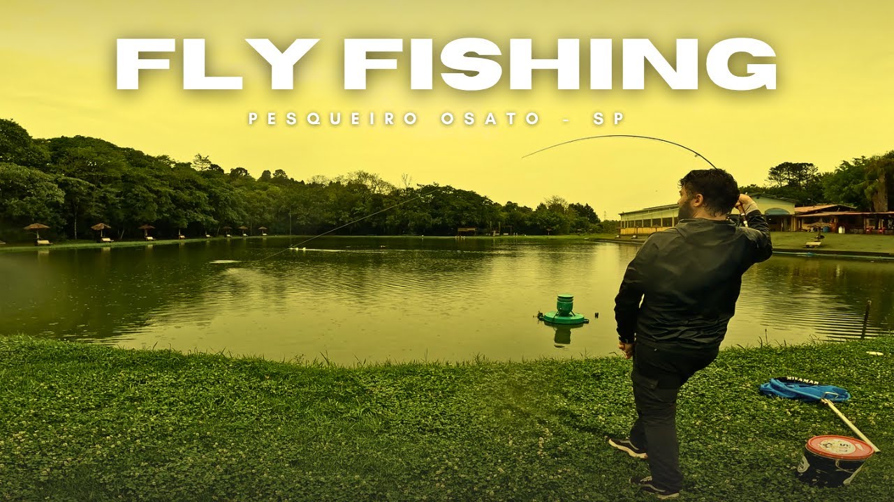 Só PEIXE GRANDE no Fly! Pesqueiro OSATO BOMBANDO !