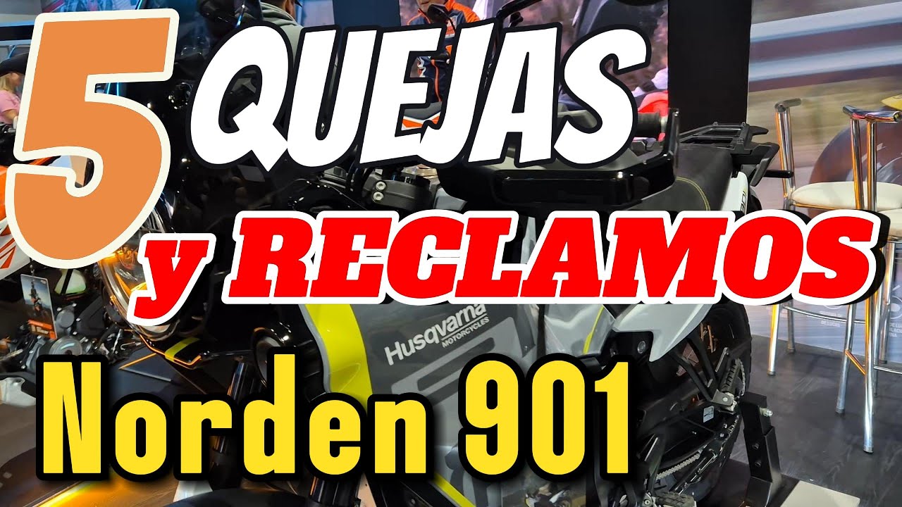 5 Principales QUEJAS y RECLAMOS Husqvarna Norden 901 Reclamaciones y disgustos