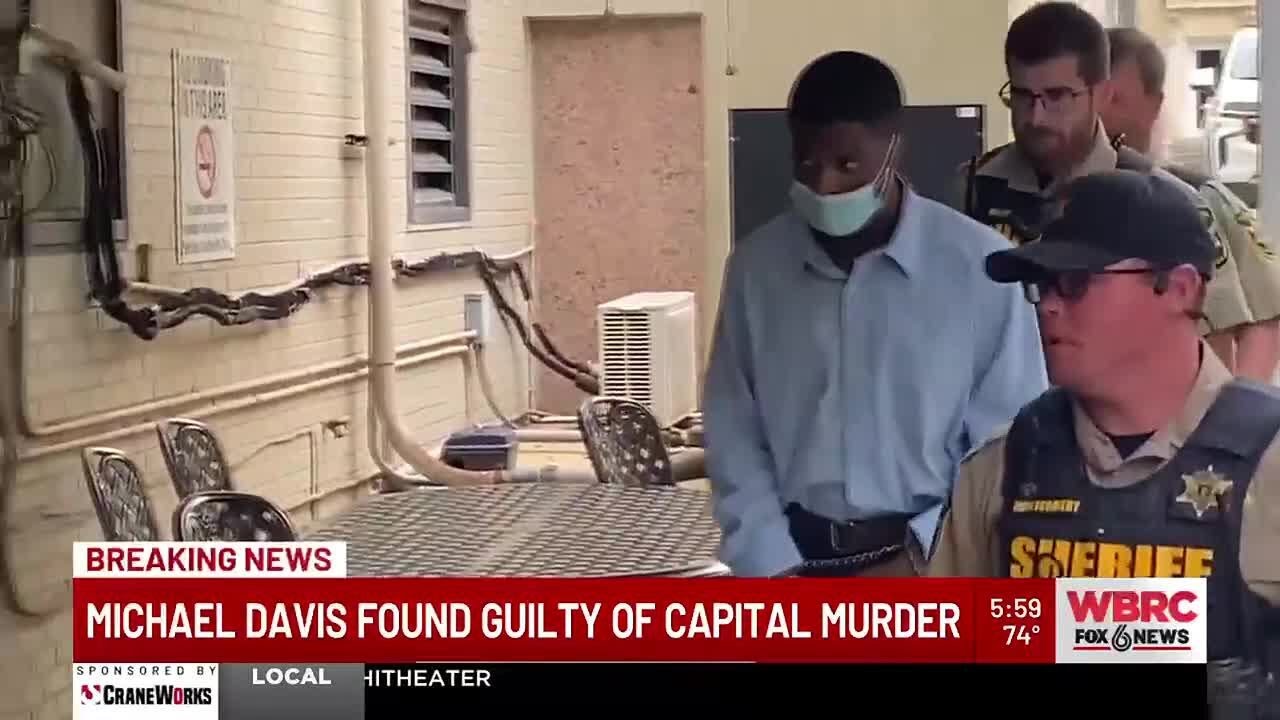 Michael Davis found guilty of capital murder