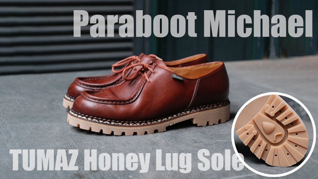 【Bench-Re-Built】Paraboot Michael resole w/ TUMAZ Honey Lug Soles and Heels