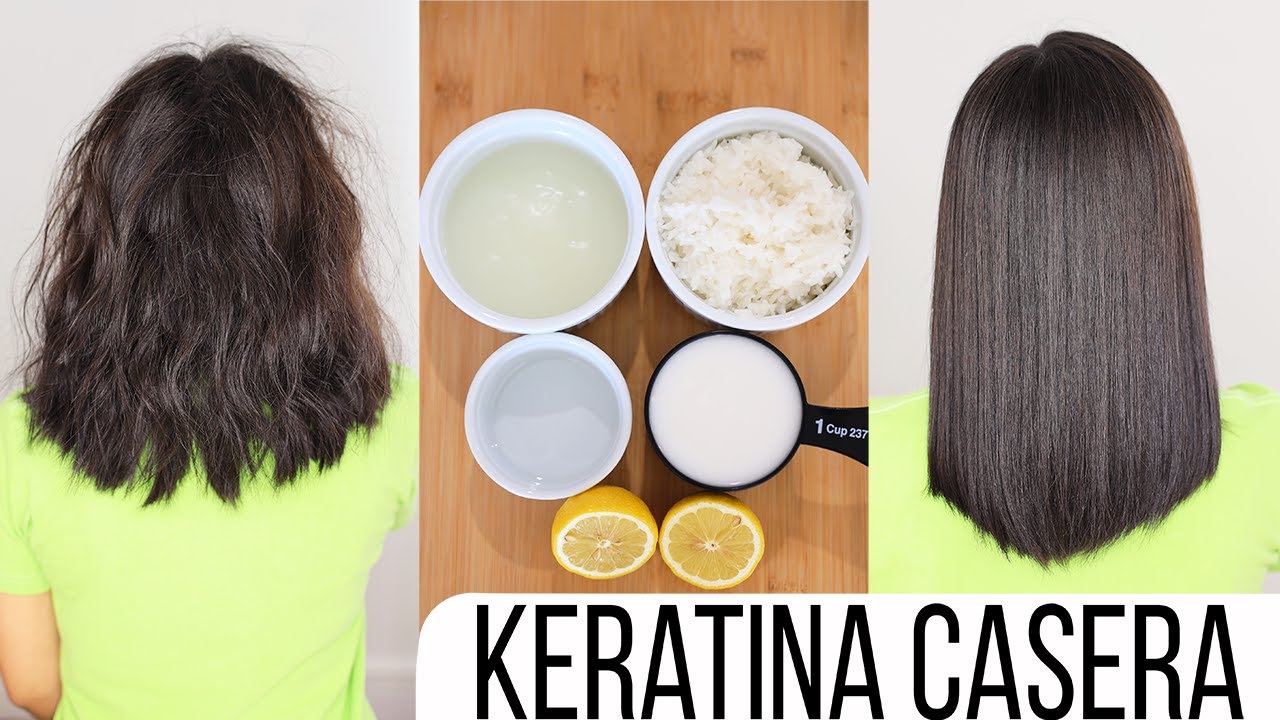 KERATINA CASERA CON ARROZ Y MAIZENA PARA UN CABELLO LISO NATURAL 🍚Bessy Dressy