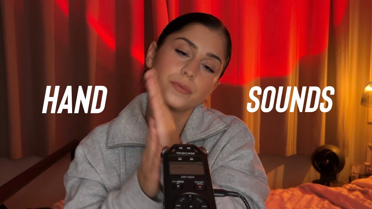 ASMR Hand Sounds, but it’s a little bit 🤏 chaotic…