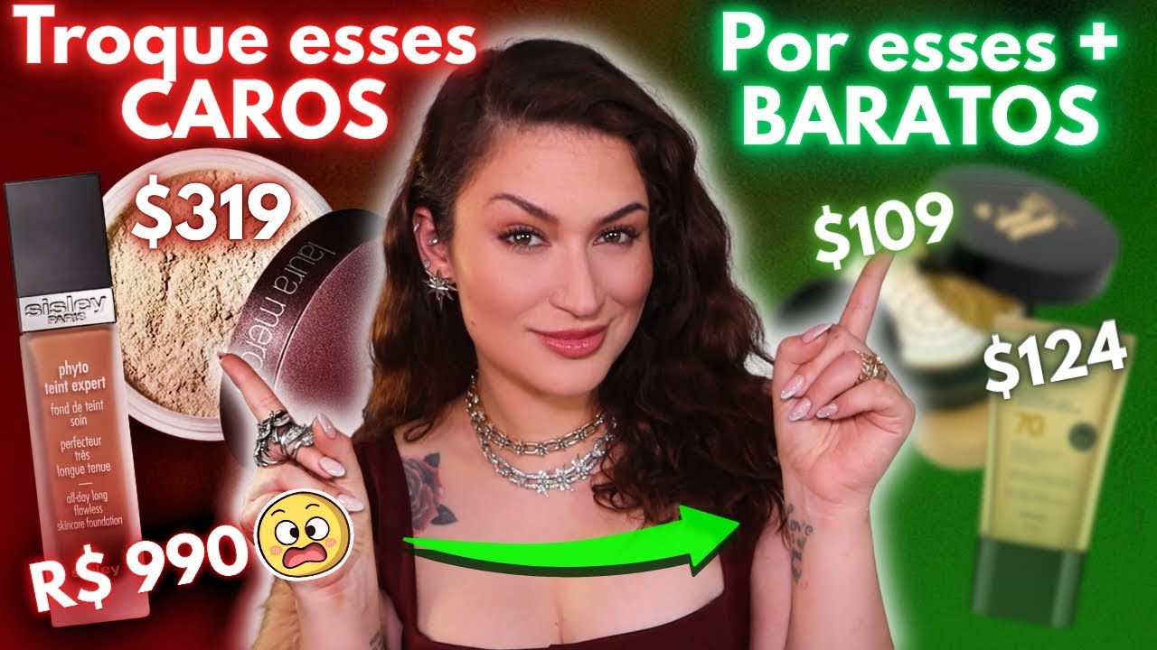 TROQUEI Esses Produtos CAROS por Esses MUITO Mais Baratos ( e não me arrependi)!