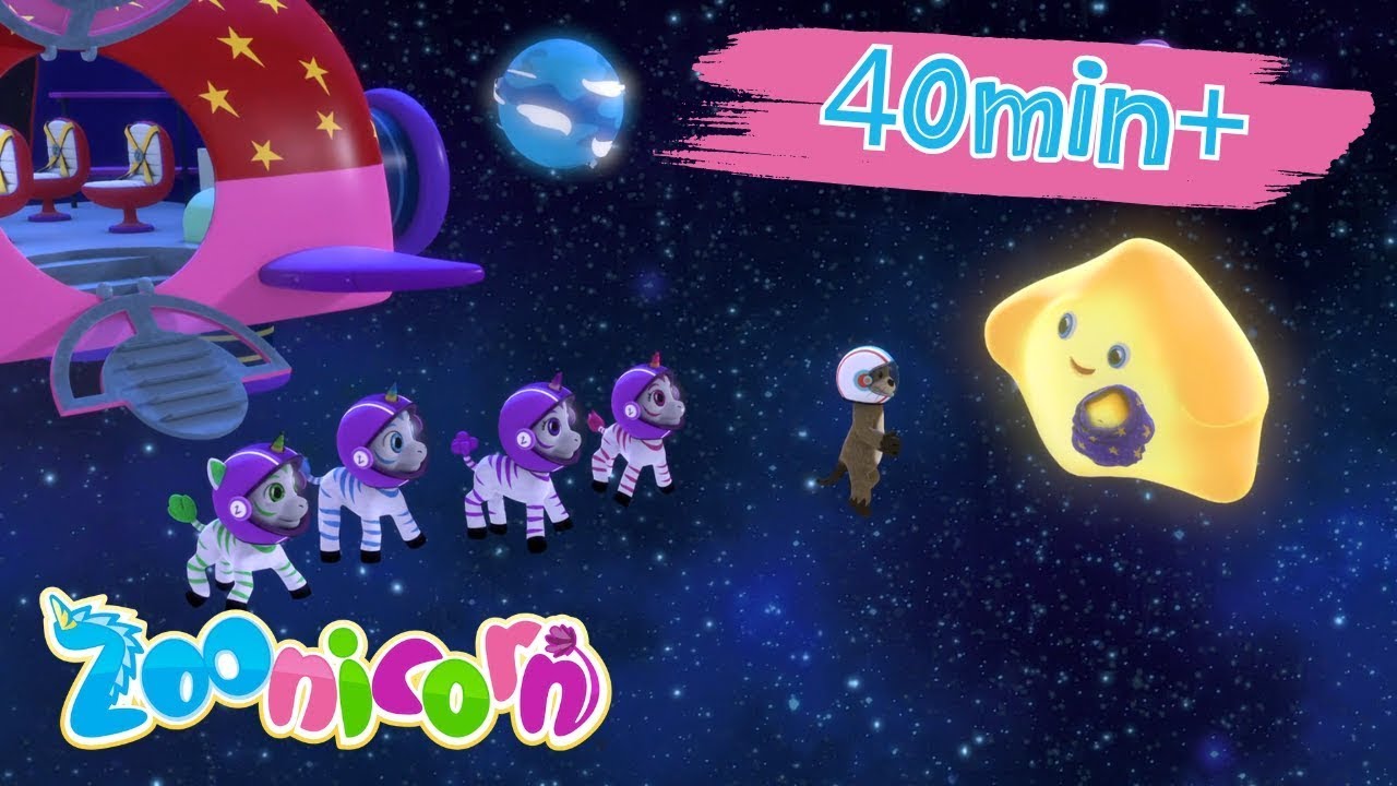 A Great Starry Adventure 💖 40-Min Compilation | Zoonicorn | Cartoon for Kids