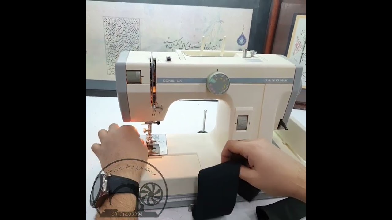 نحوه استفاده و تنظیم پایه پس دوز قلتکی چرخ خیاطی ژانومه