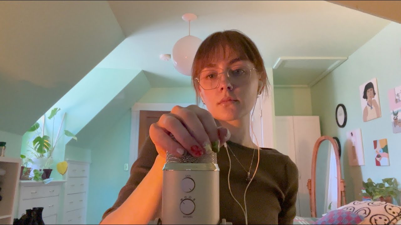 asmr bare mic sounds ♡ scratching, gripping, nails, etc.