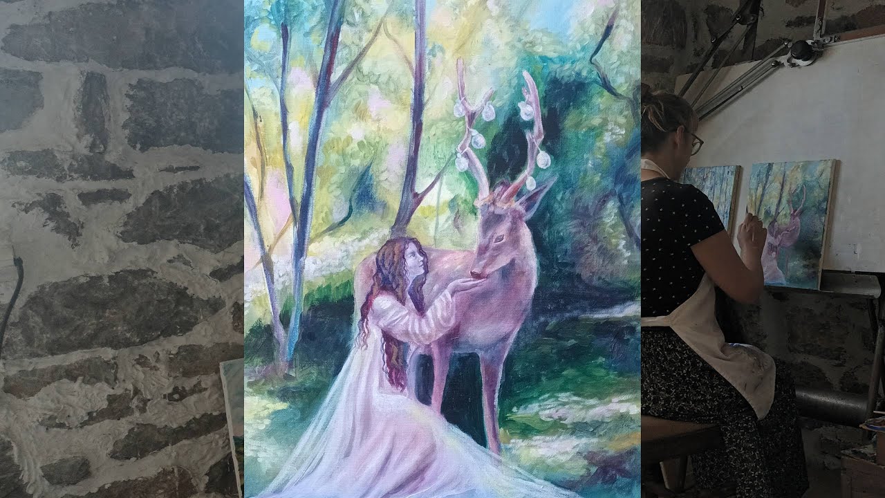 Kako naslikati jelena | Akrilne boje za početnike + Besplatan priručnik