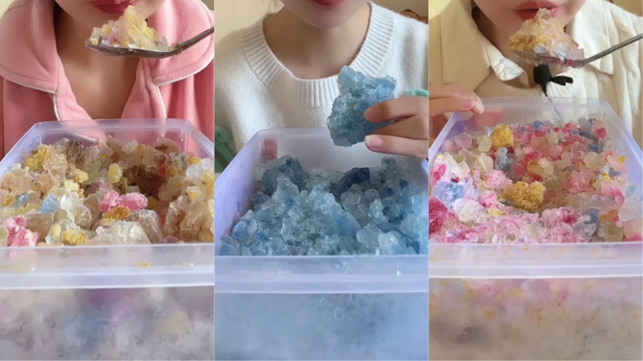 Crushed Ice Eating ASMR | Ice Eating