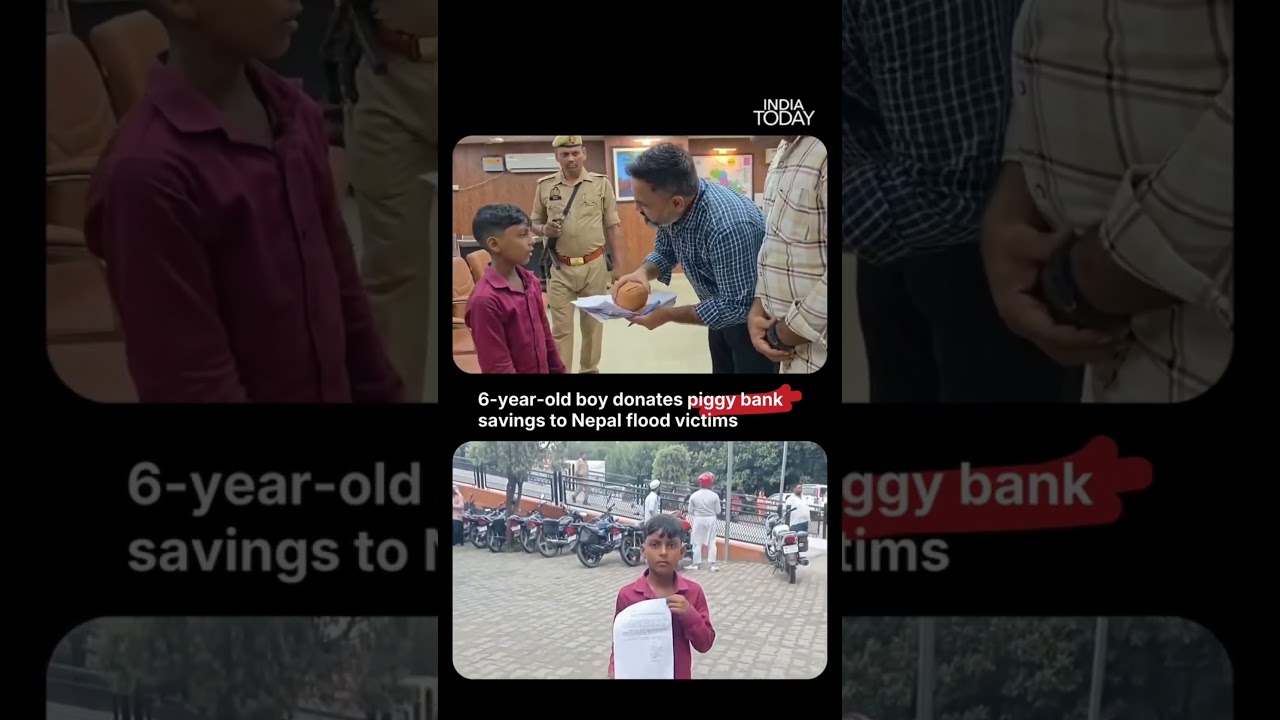 Nepal Flood: 6-Year-Old Arbaz Donates Piggy Bank Savings For Victims #nepal #nepalflood #nepalnews