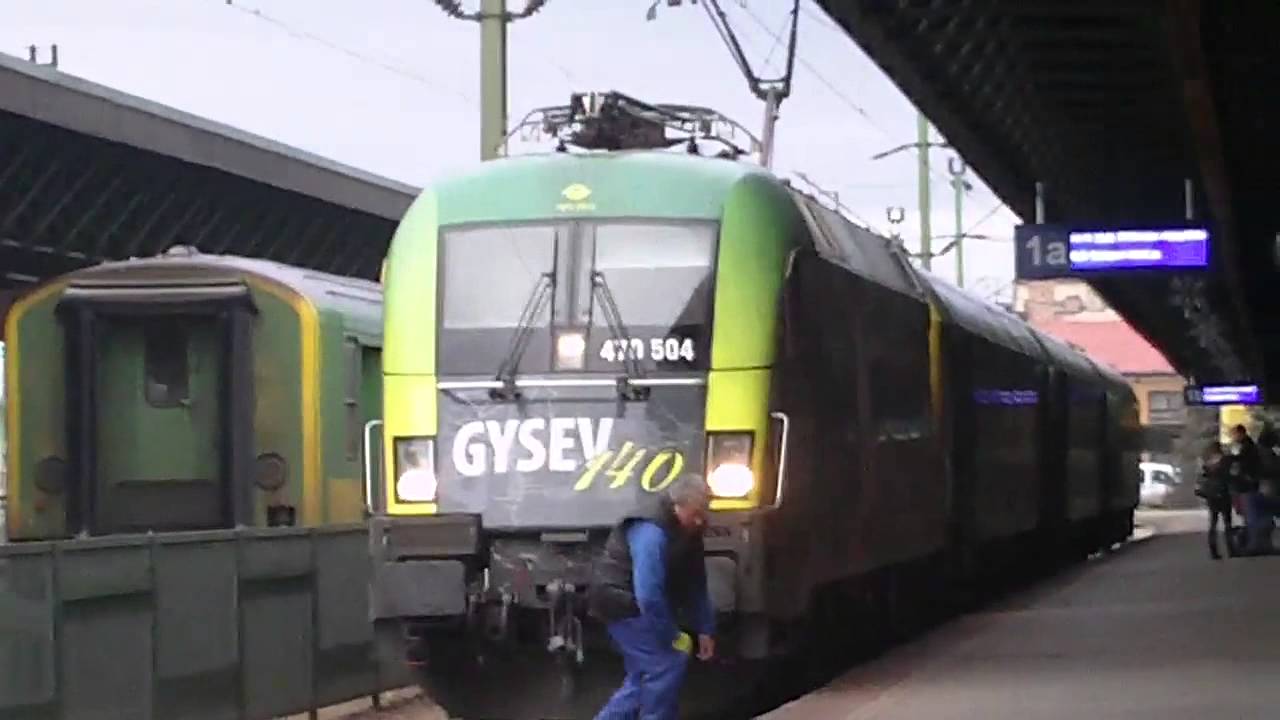Sopron állomás: Kékfrankos IC bemondása