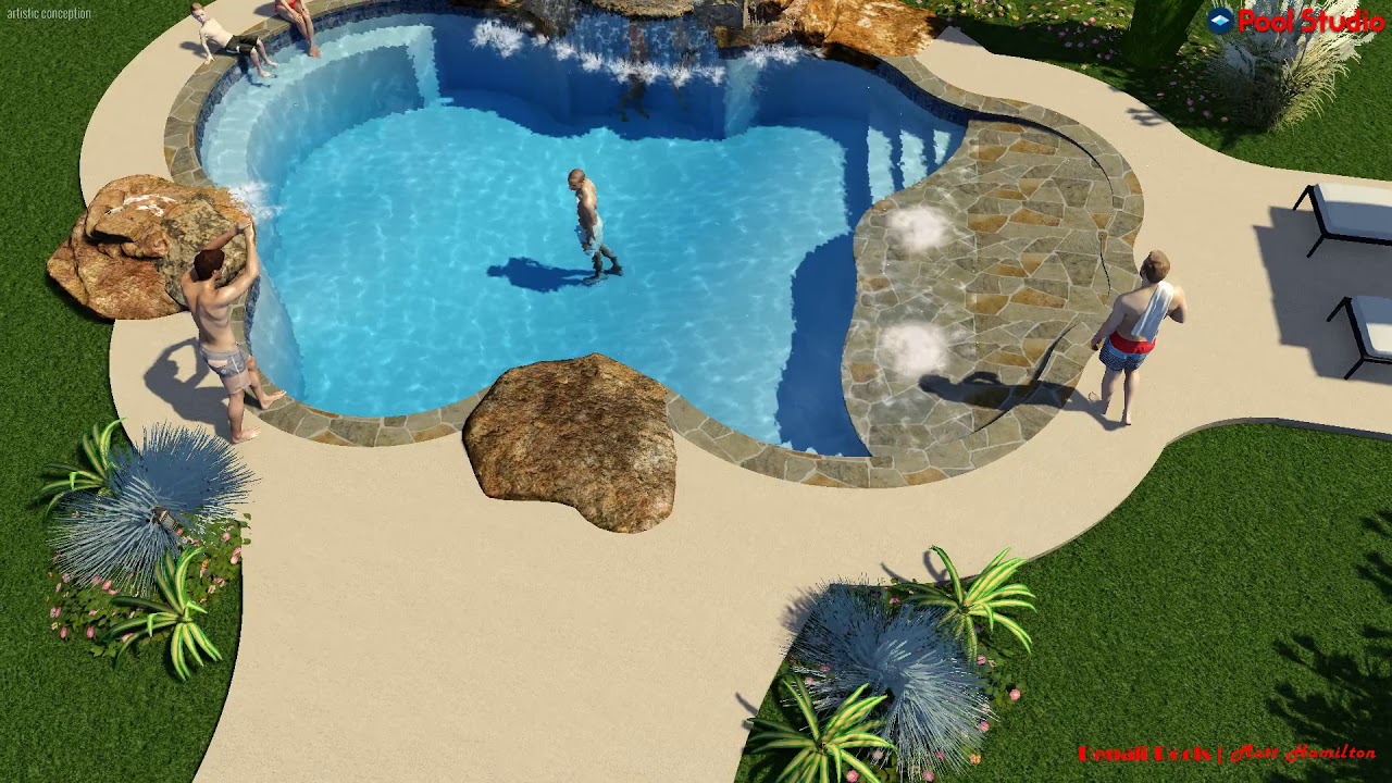 SWR Waterfall Grotto and Hot Tub