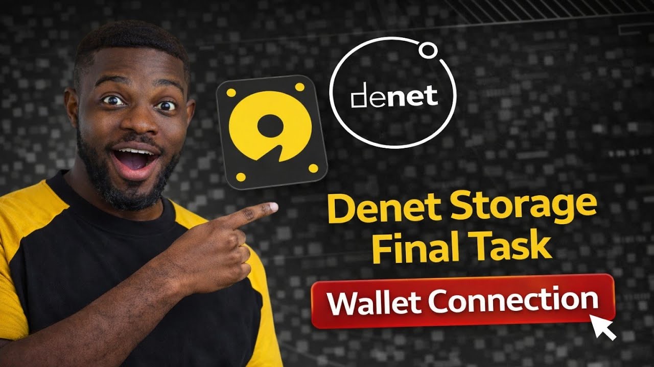 Denet Storage Latest Lesson Update Task | How to add a MetaMask address | Airdrop confirmed 
