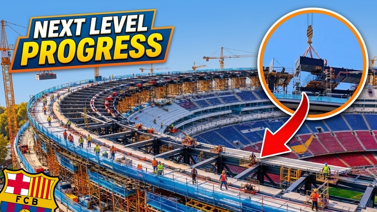 Camp Nou's Biggest Transformation Yet: Massive Facade & Compression Ring Expansion