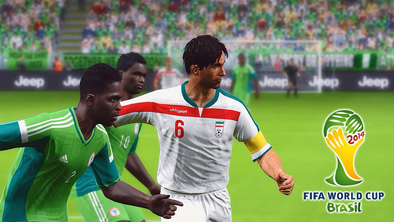 Nigeria vs. Iran | 2014 FIFA World Cup Brazil Simulation | Pro Evolution Soccer 2014 (PES 2014)