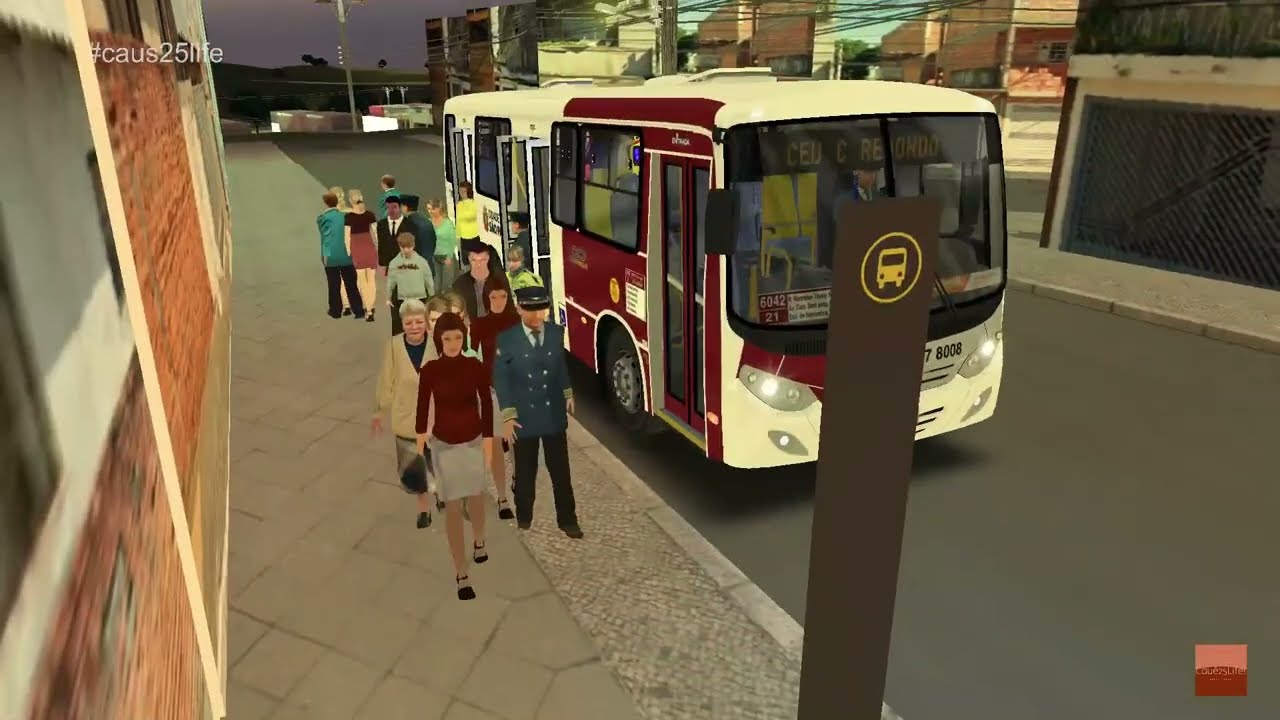 Omsi 2 | Mapa Jardim Ângela - Linha 6042-21 | Comil . #omsi2 #gameplay