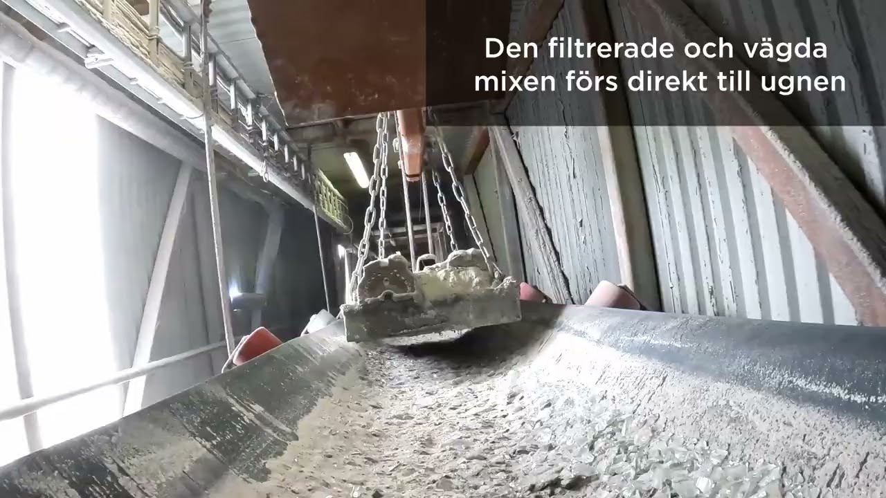 AGP Limmared – Work with unloading raw materials and handling cullet (Swedish)