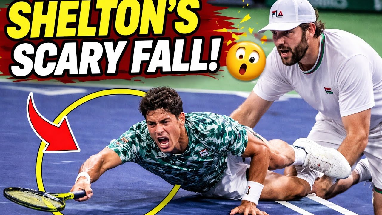 Ben Shelton Suffers Scary Fall but Defeats Reilly Opelka in Dramatic BNP Paribas Open Battle