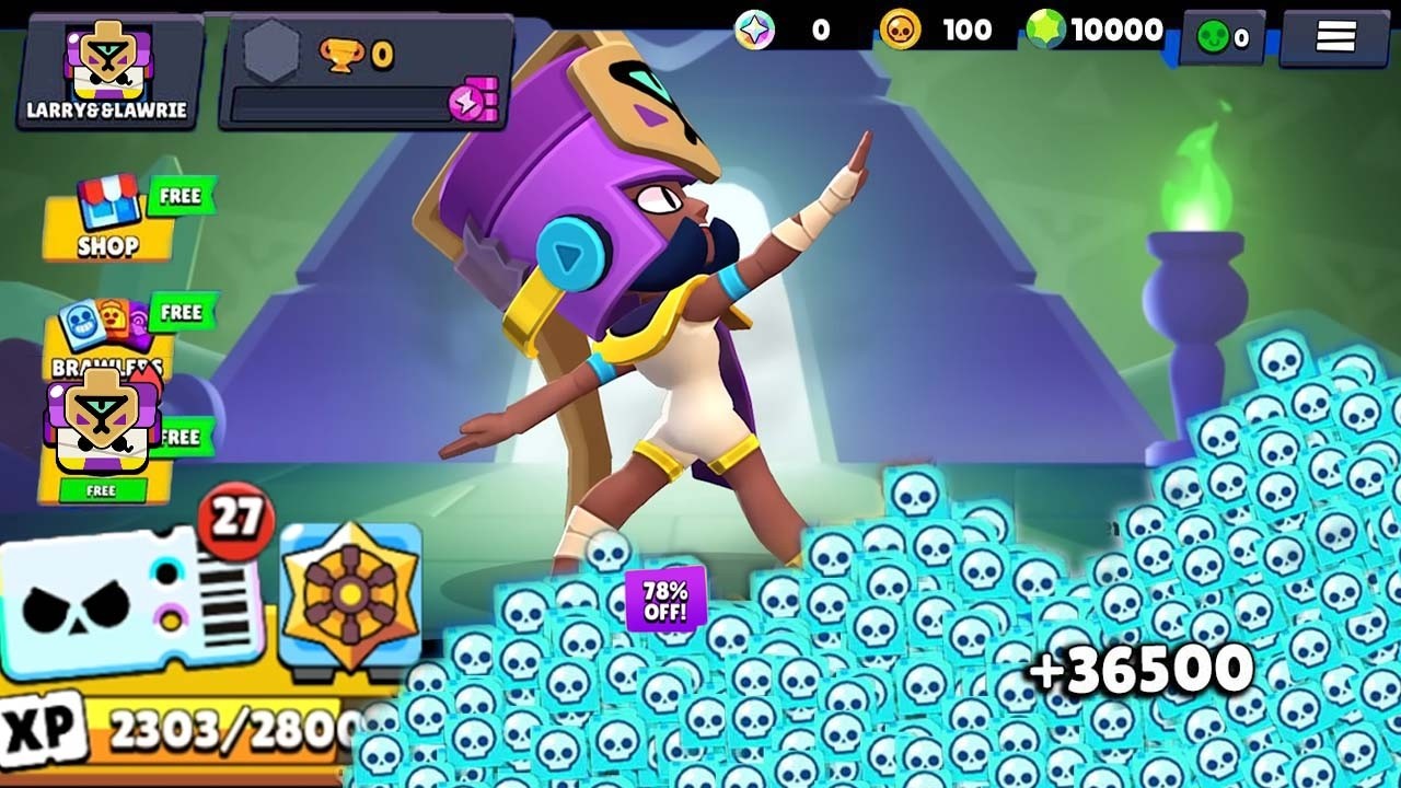 НАДЖИЯ — НОВЫЙ БОЙЦ, БОЖЕ МОЙ! 😁😱 ЛЕГЕНДАРНЫЕ НАГРАДЫ!!✌️ НОВОЕ ОБНОВЛЕНИЕ BRAWL STARS!!🔥
