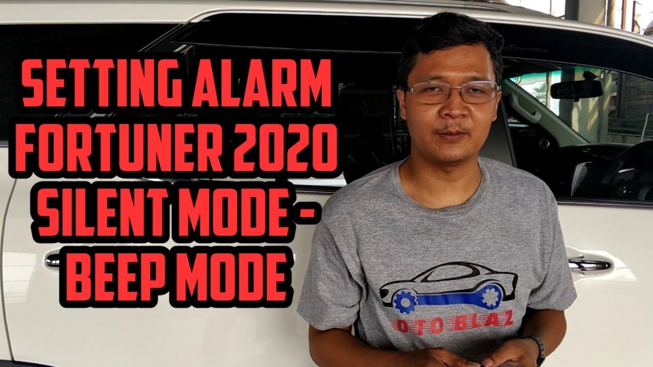 CARA SETTING ALARM MOBIL TOYOTA FORTUNER▶️MODE SILENT - MODE BUNYI BEEP ( SUBTITLES 🇮🇩 & 🇬🇧 )