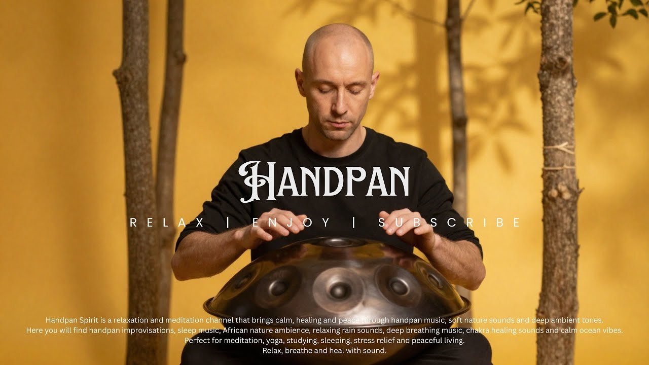 Deep Handpan + Ocean Waves | 1 Hour Sleep Music