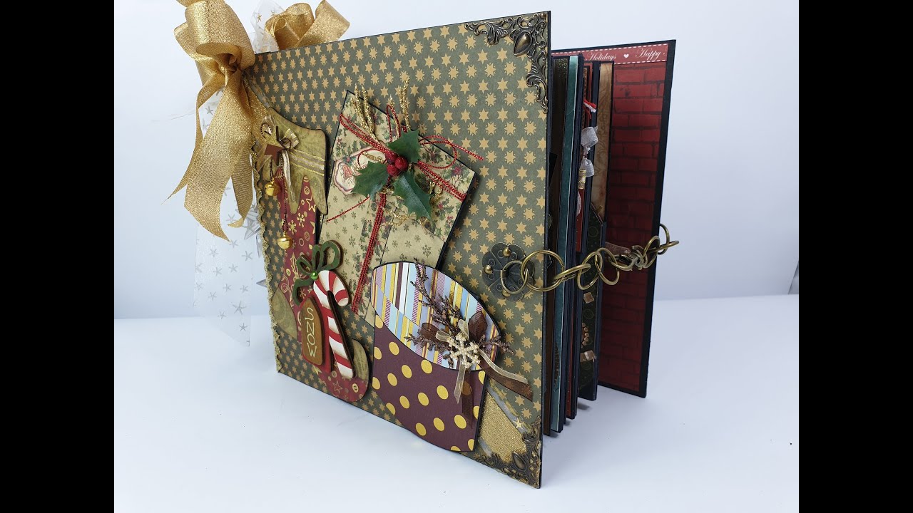Scrapbook Handmade Holiday Christmas Day Album #80