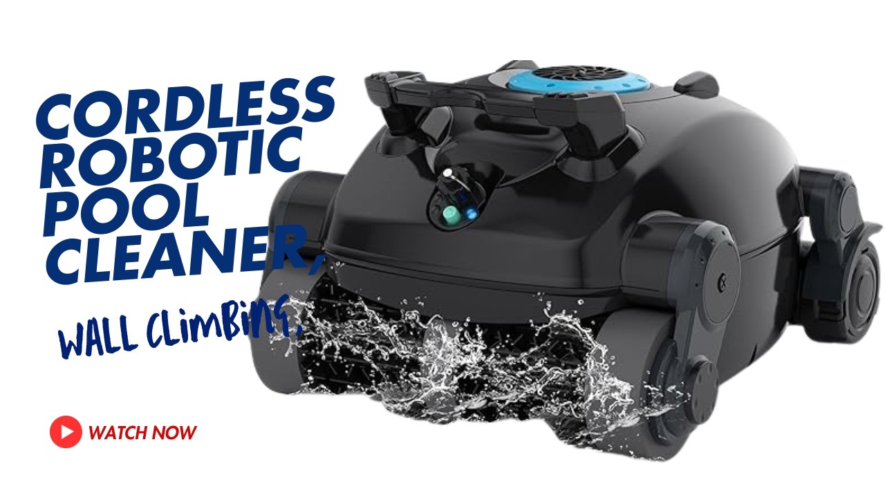 X1 Cordless Robotic Pool Cleaner &ndash; Wall-Climbing Pool Vacuum with Dual Motor, 8L Large Capacity