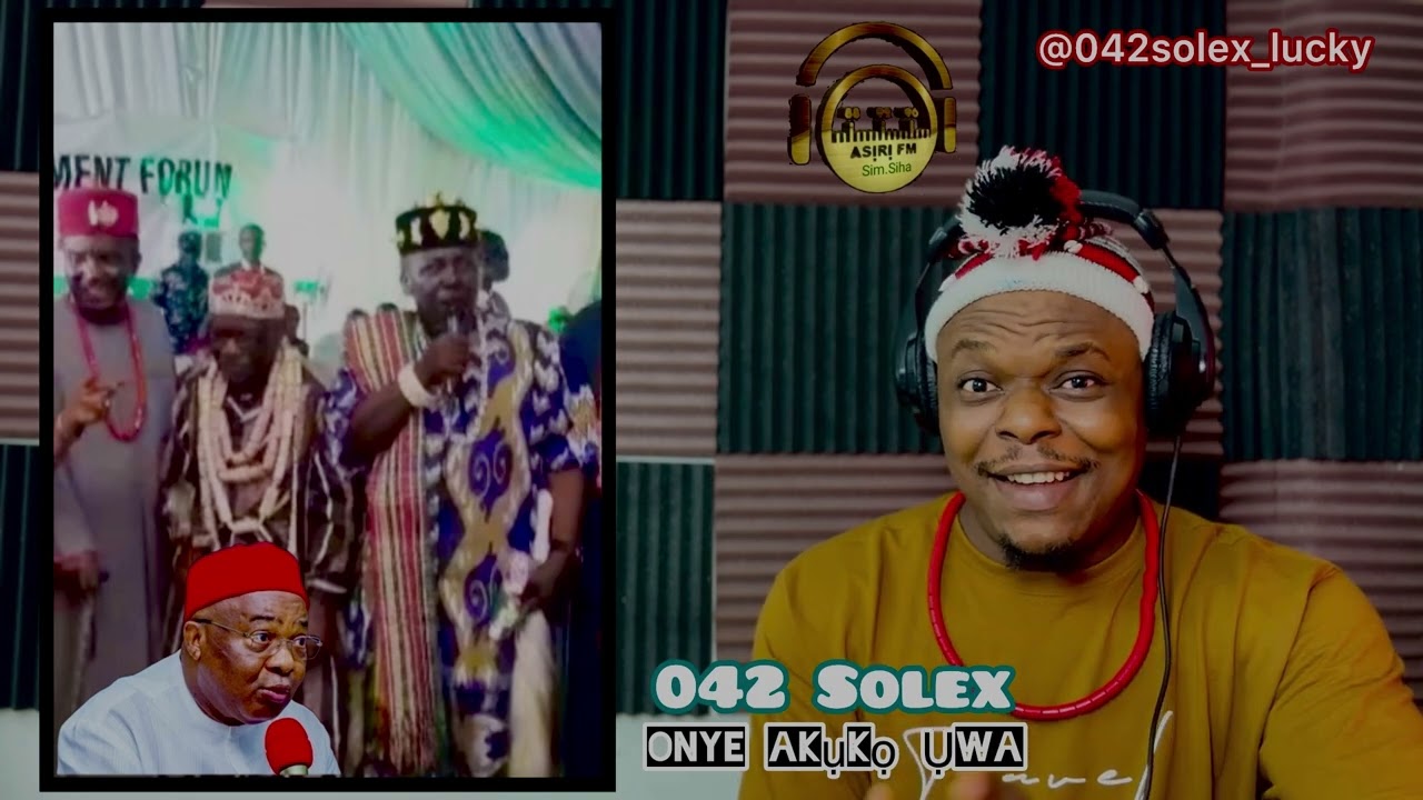 Orlu kings don collect their share.  Oge Akụkọ Ụwa with 042 Solex.