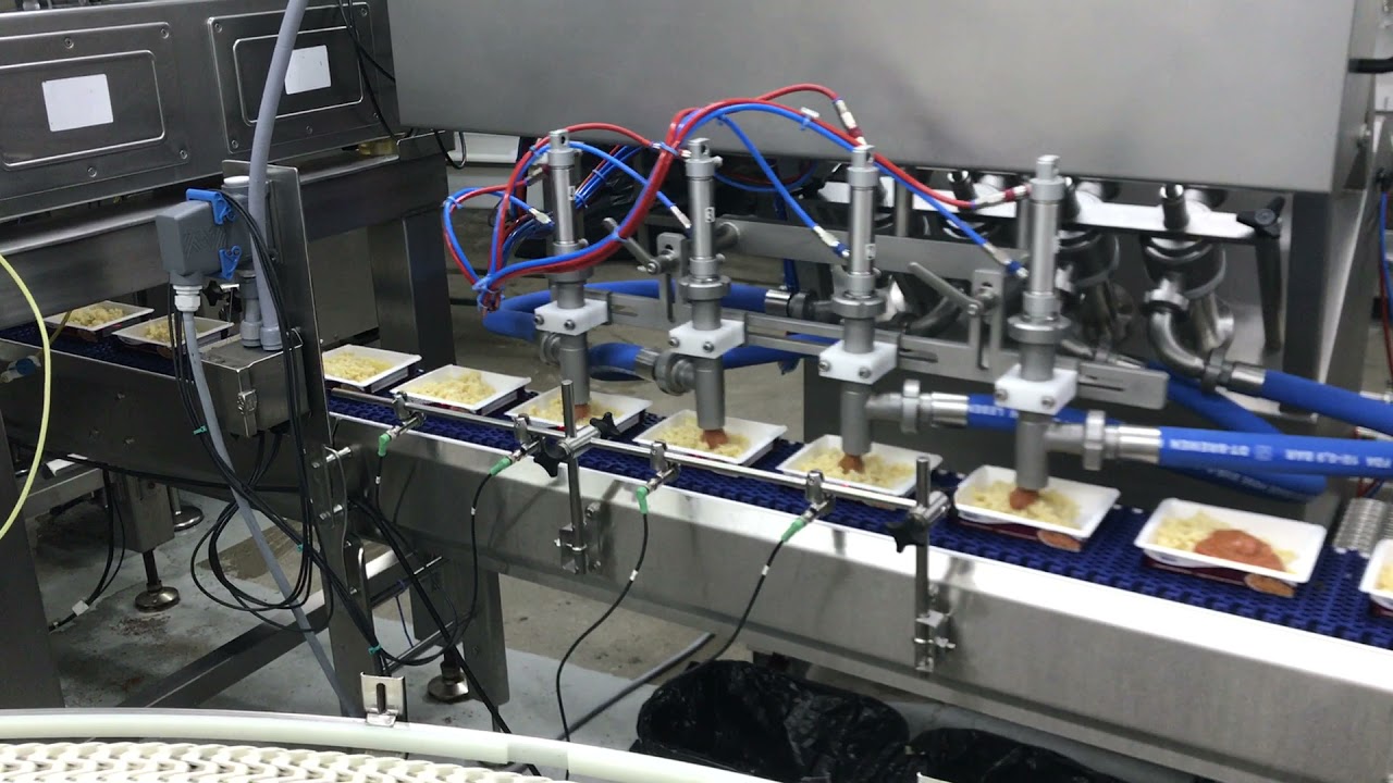 Four-Head Automated Servo Dosing Solution from Leonhardt | Bolognese Sauce