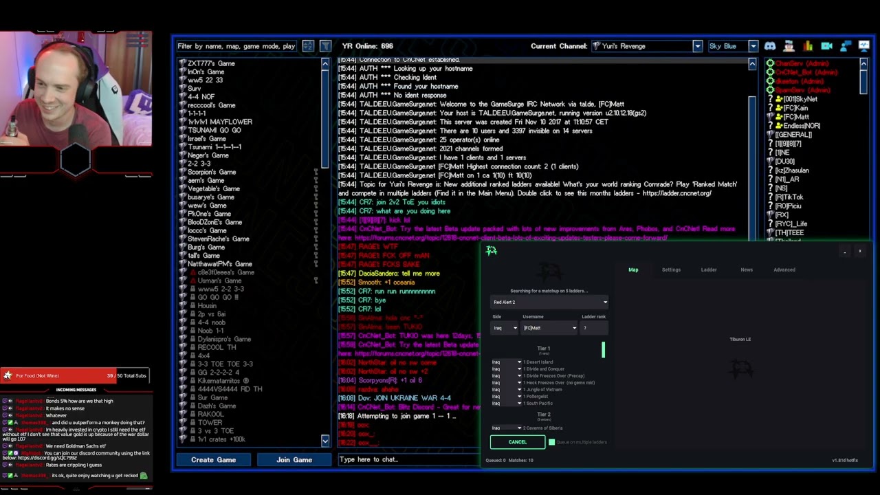 Martin vs Matt (Streamsnipe Reverse)