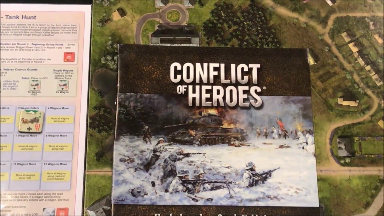 Conflict of Heroes: Awakening the Bear - Solo Play Through 2 - Tank Hunt