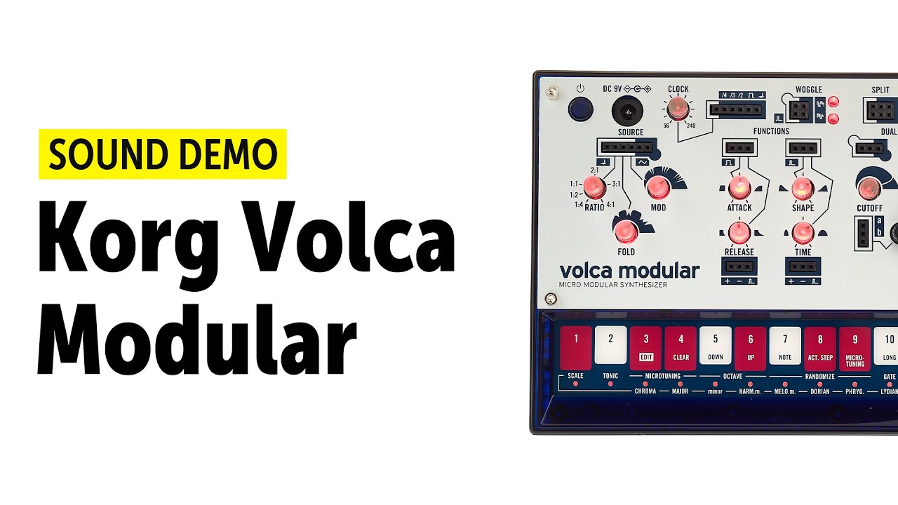 Korg Volca Modular Sound Demo (no talking)
