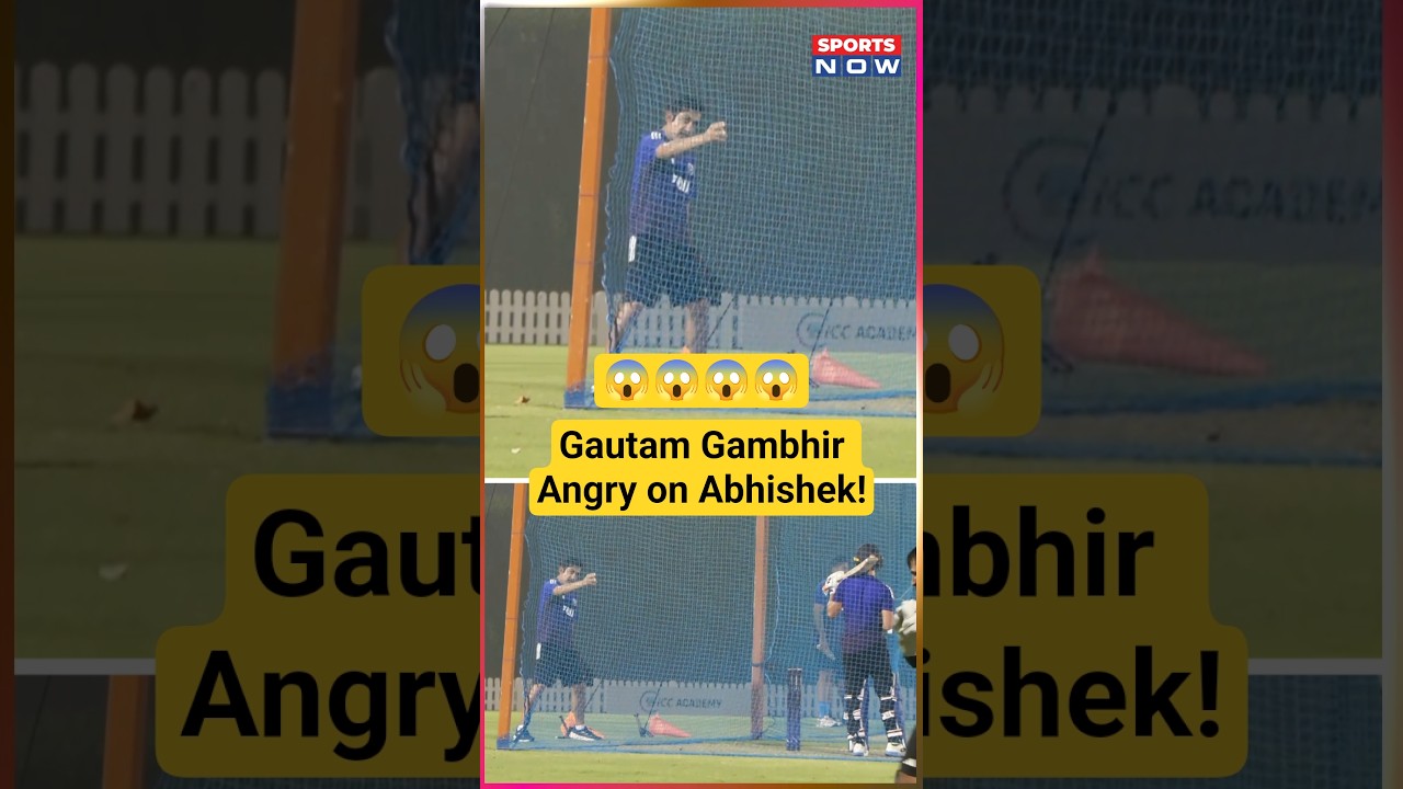 Gautam Gambhir Angry On Abhishek Sharma in Team India Practice 😡 #shorts #shortsfeed #ytshorts