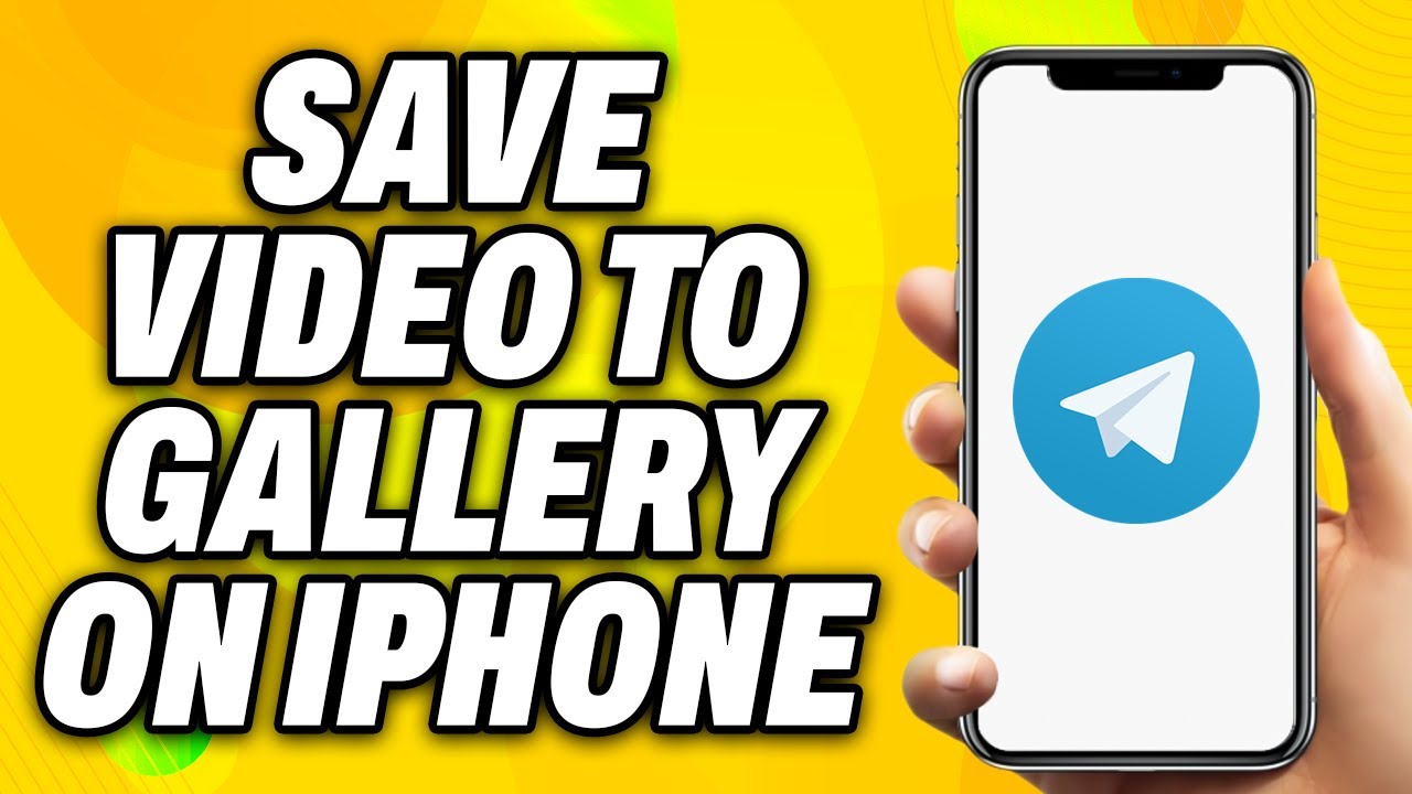 How To Save Telegram Video to Gallery on iPhone - Quick Fix