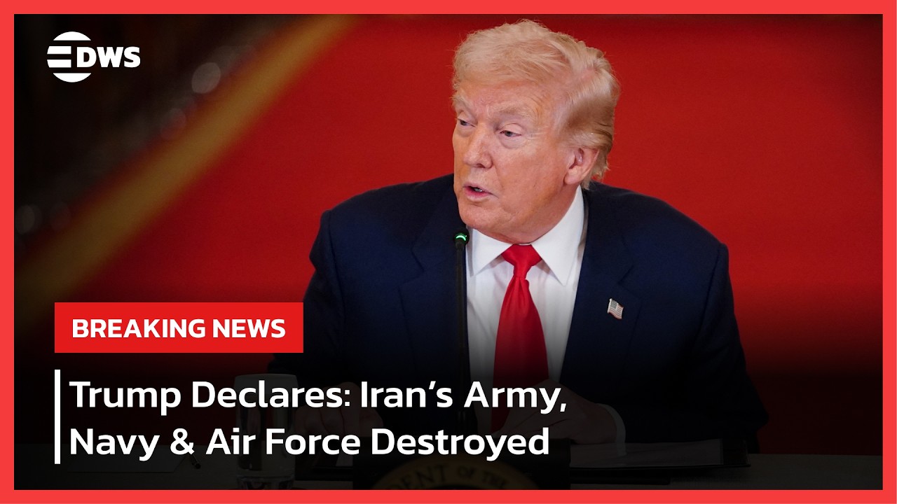 Trump Claims Iran’s Military “Destroyed” and Rejects Russian Role | DWS News | AH1I