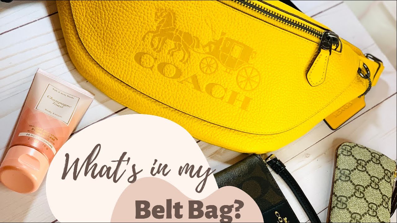What's in my Coach Belt Bag | Warren Belt Bag | THIS BAG IS AMAZING!