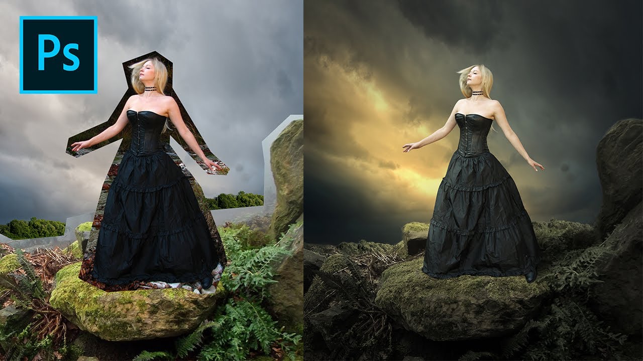 Photoshop Tutorial Dramatic Lighting Effect Photo Manipulation