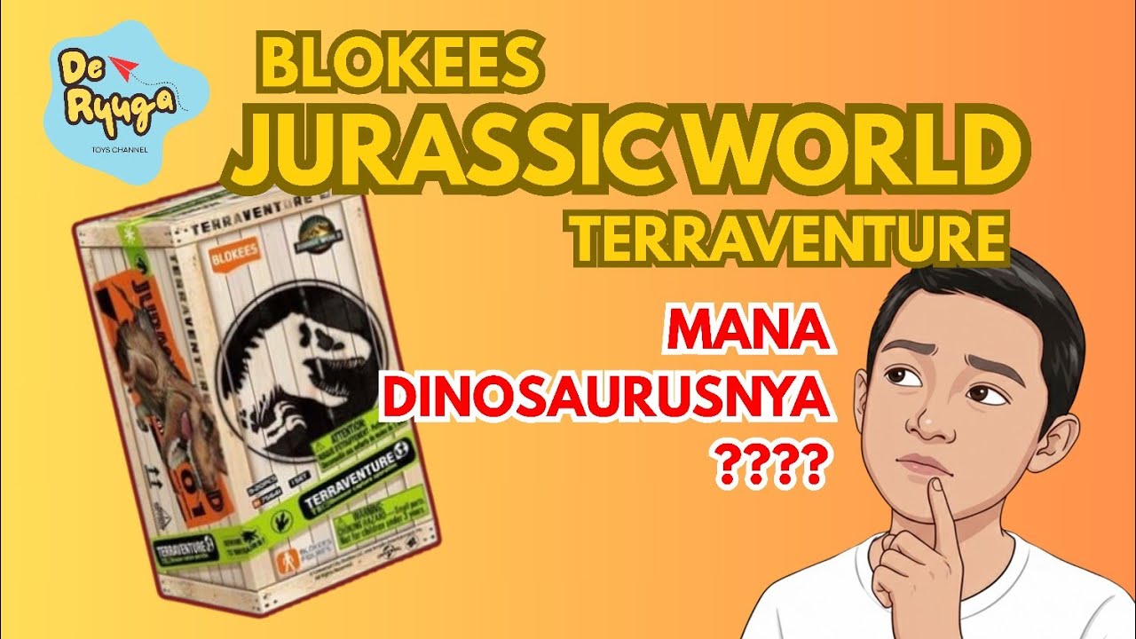 Buka Blokees Dinosaurus, isinya bukan dinosaurus !!! #blokees #jurassicworld #jurassicpark  