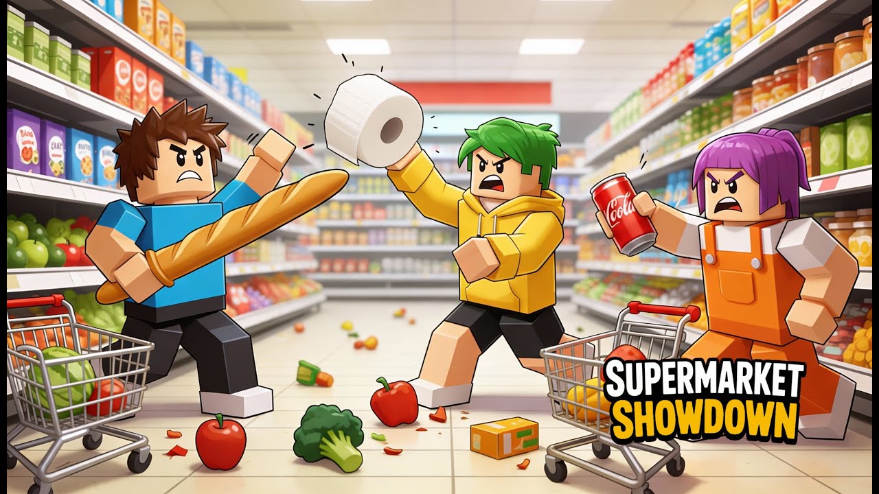 🎬🛒 Inside Supermarket Showdown: World, Weapons, and Gameplay Features
