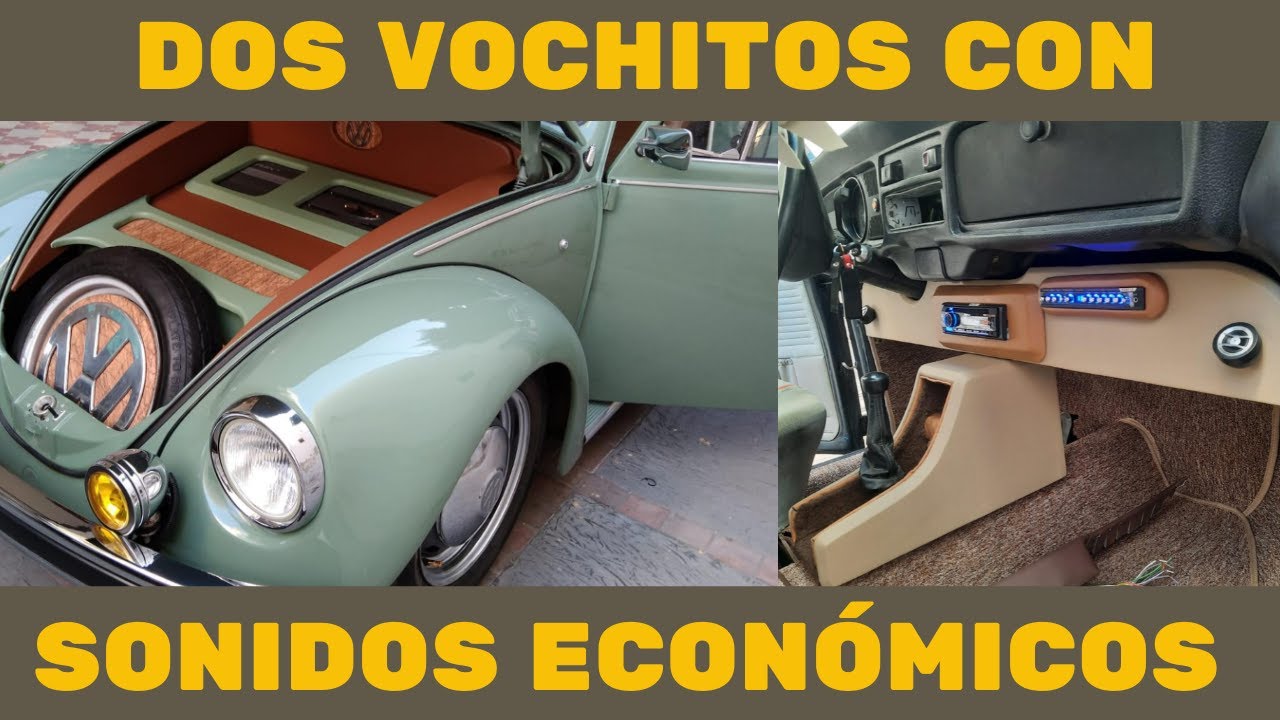 Dos vochitos con sonidos econ&oacute;micos que suenan bien.