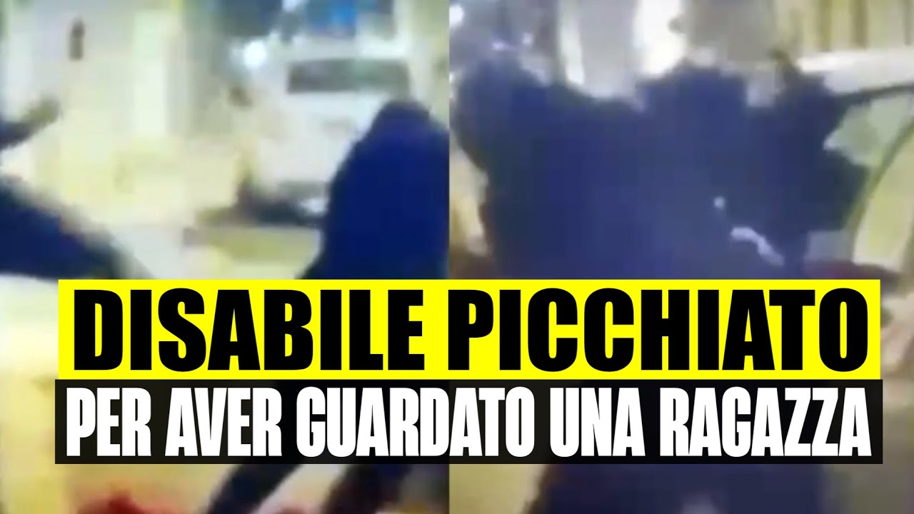 DISABILE PICCHIATO DA UN 16ENNE PER &ldquo;AVER GUARDATO LA FIDANZATINA&rdquo;. LEI FILMA L&rsquo;AGGRESSIONE - TRANI