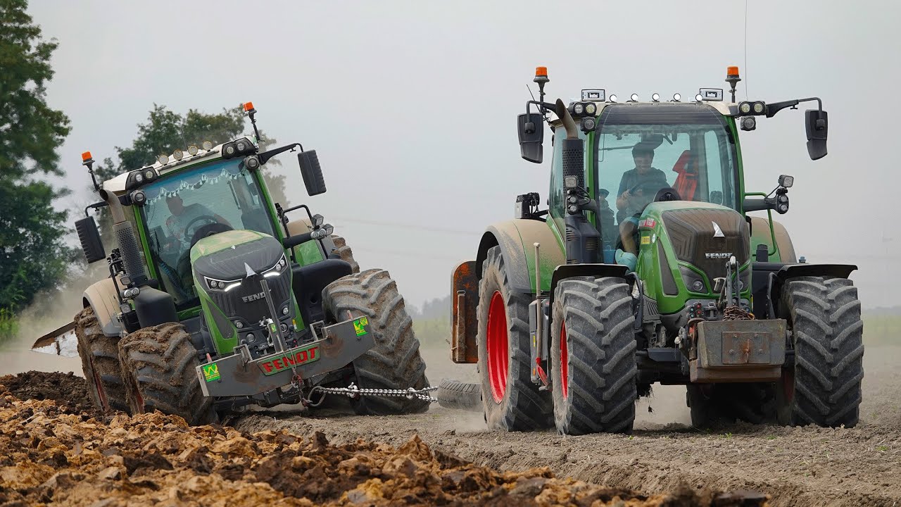 Deep Ploughing | Fendt 942 vario & Fendt 718 vario | Diepploegen / Plowing | Van Werven