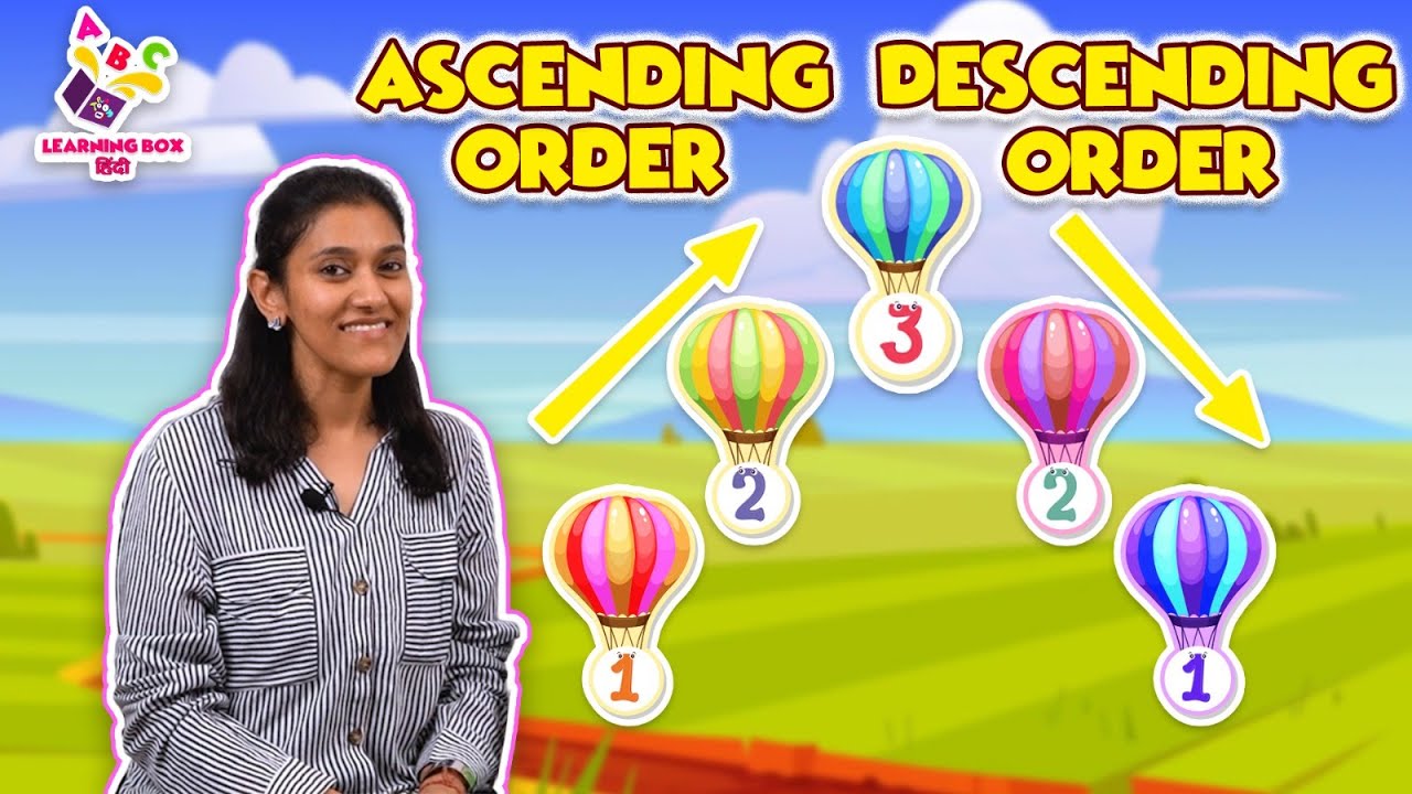 Ascending & Descending Order | आरोही और अवरोही क्रम | Nursery Rhymes | Learning Box by Puntoon Kids