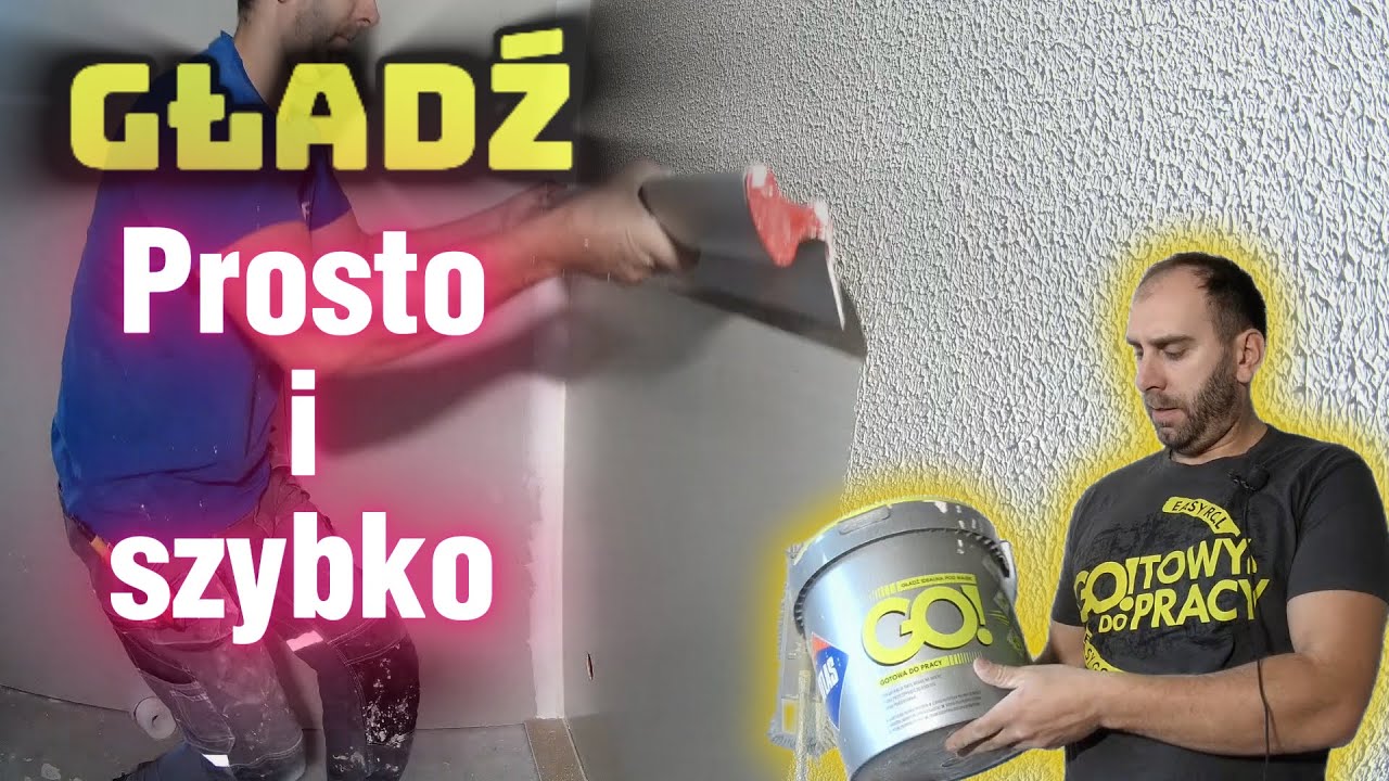 Jak zrobić gładzie na płytach gipsowych ? Jak przygotować płyty gk pod gładź Atlas GO!