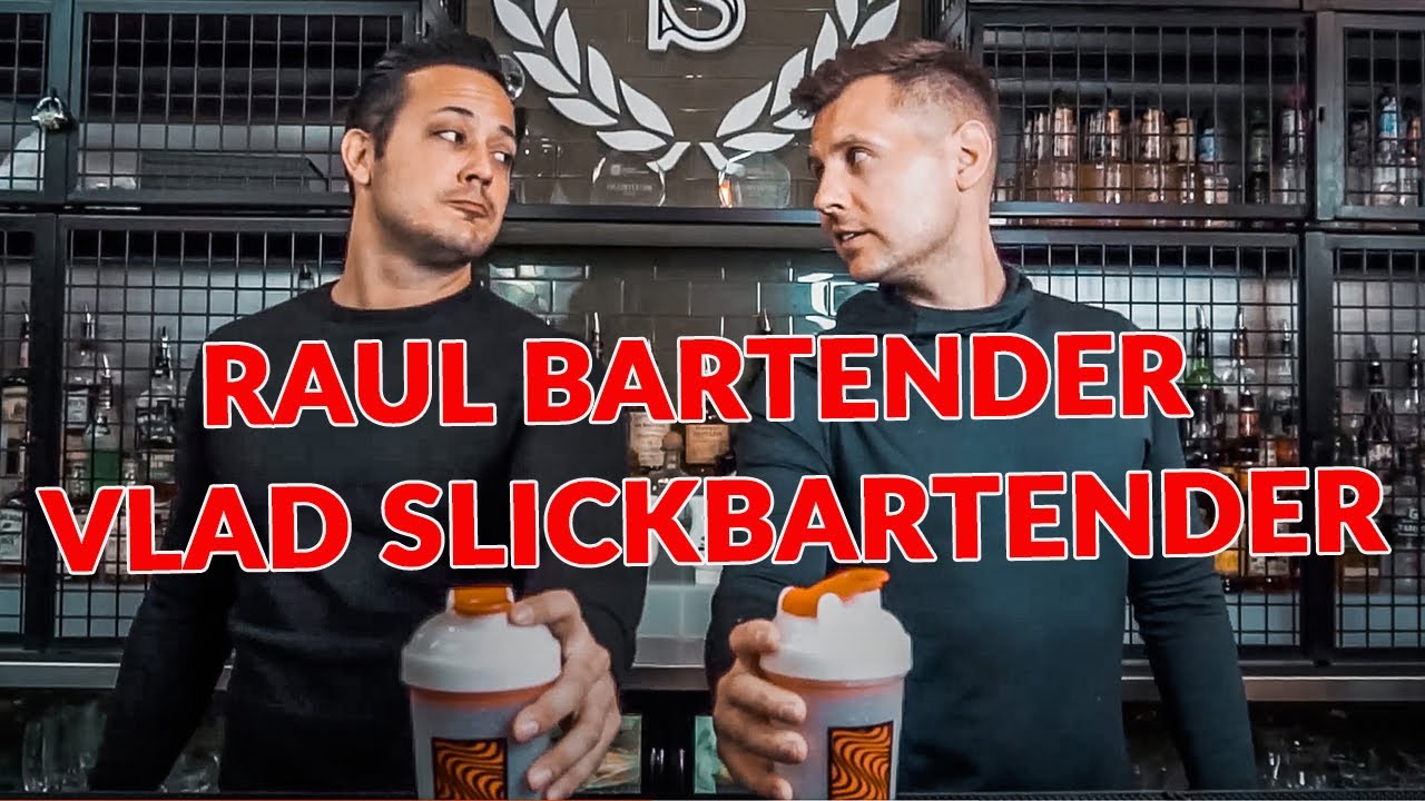 GFUEL Shaker Tricks with Raul Bartender and Vlad SlickBartender