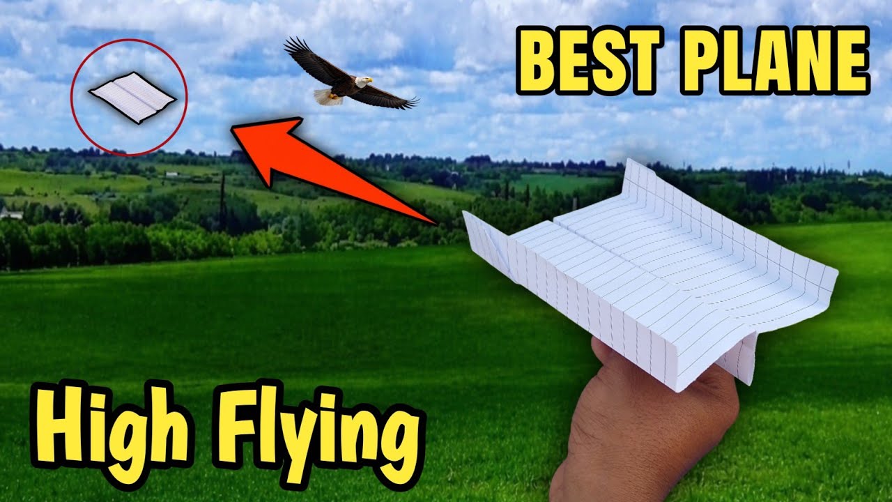 How to Make the Best Paper Airplane That Flies Far || best paper airplane || paper plane 