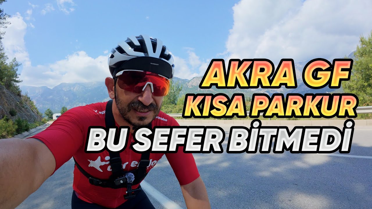 49kmlik Akra Granfondo parkurunu herkes sürer BEN SÜREMEDİM
