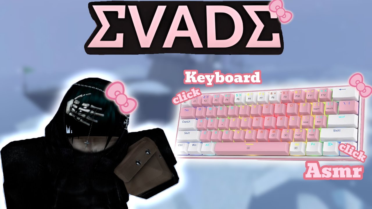 Roblox Evade Keyboard ASMR + Handcam #12