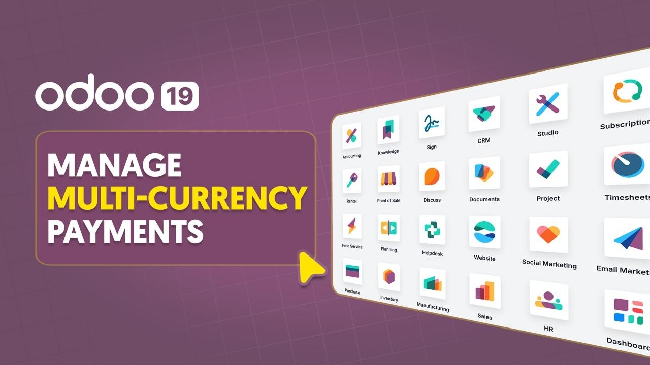 How to Manage Multi-Currency Vendor Payments in Odoo 19