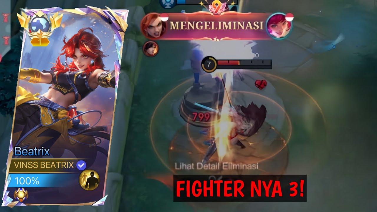 Match bikin emosi! Dapat jungler aneh + musuh 3 fighter gw dilock mulu! 